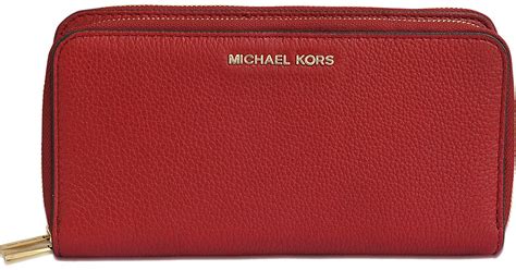 michael kors red zip-up wallet|Michael Kors white wallet small.